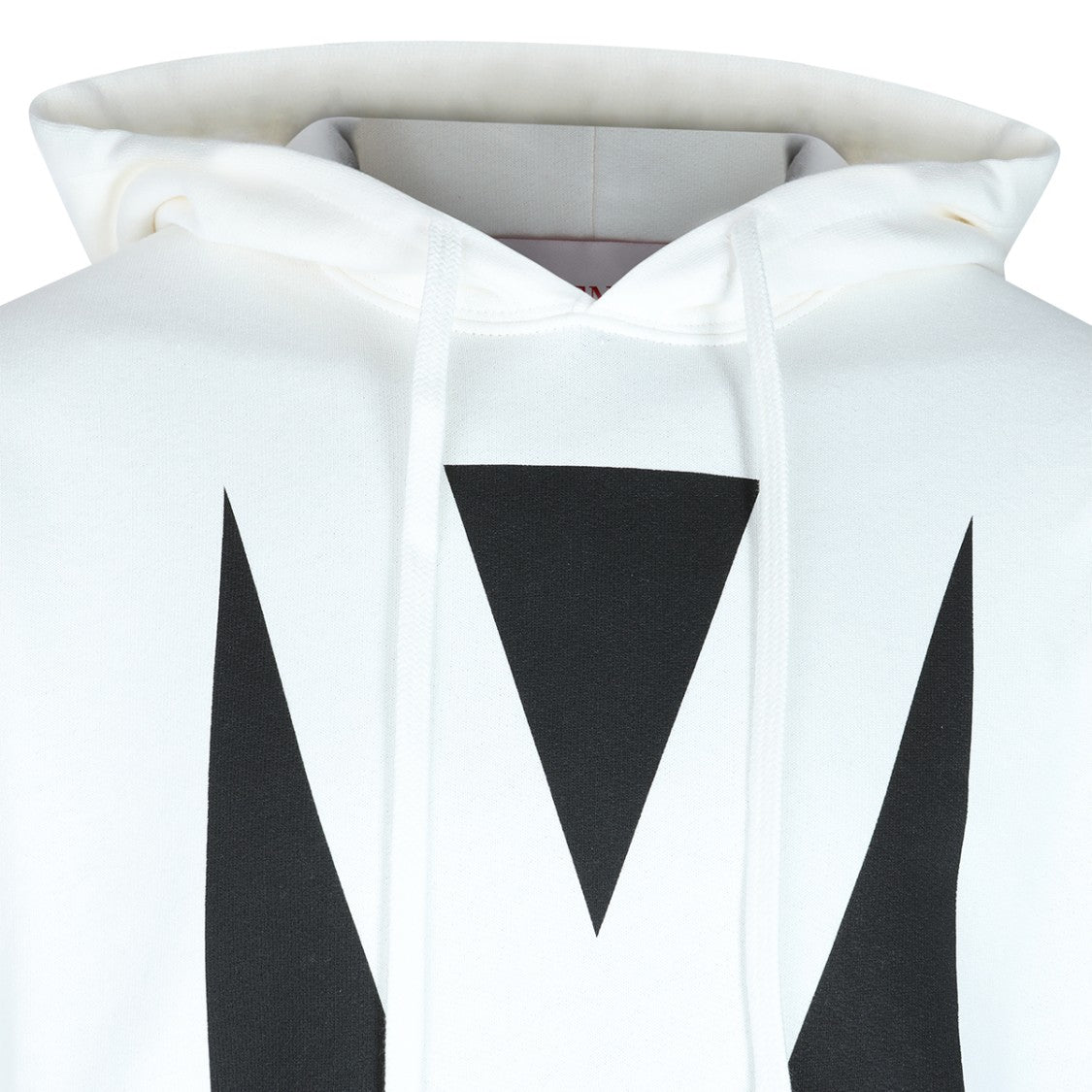 Valentino Hooded Cotton Sweatshirt With Geometric Print