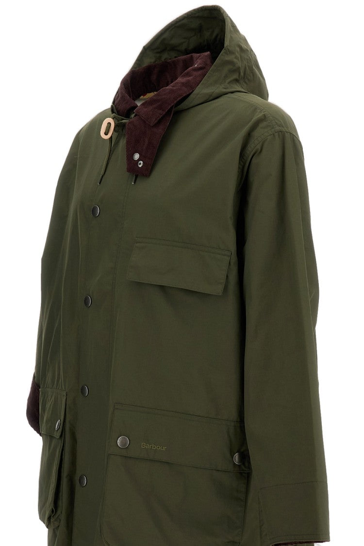 Barbour Brown Hooded Parka