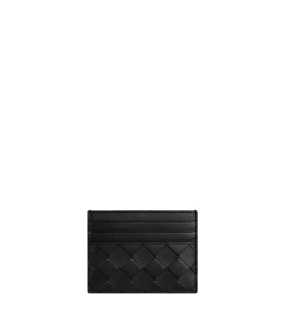 Bottega Veneta Woven Leather Card Wallet