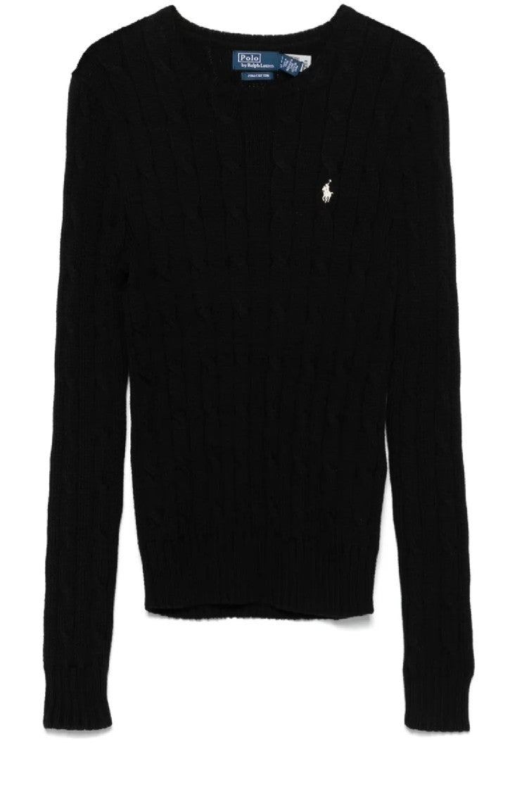 Polo Ralph Lauren Cable Knit Cotton Crewneck Sweater