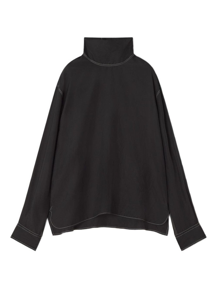 Lanvin Loose Fit High Collar Sweater
