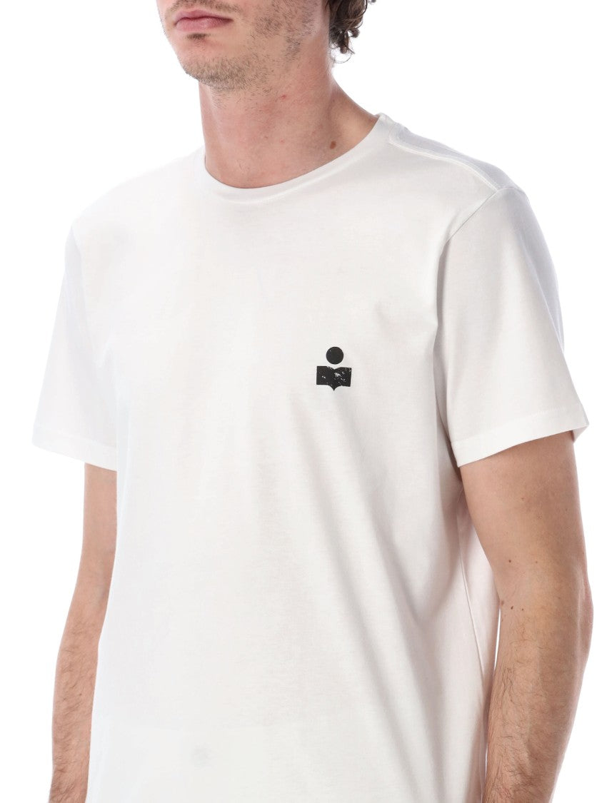 Isabel Marant Marant Zafferh Cotton Logo T-Shirt