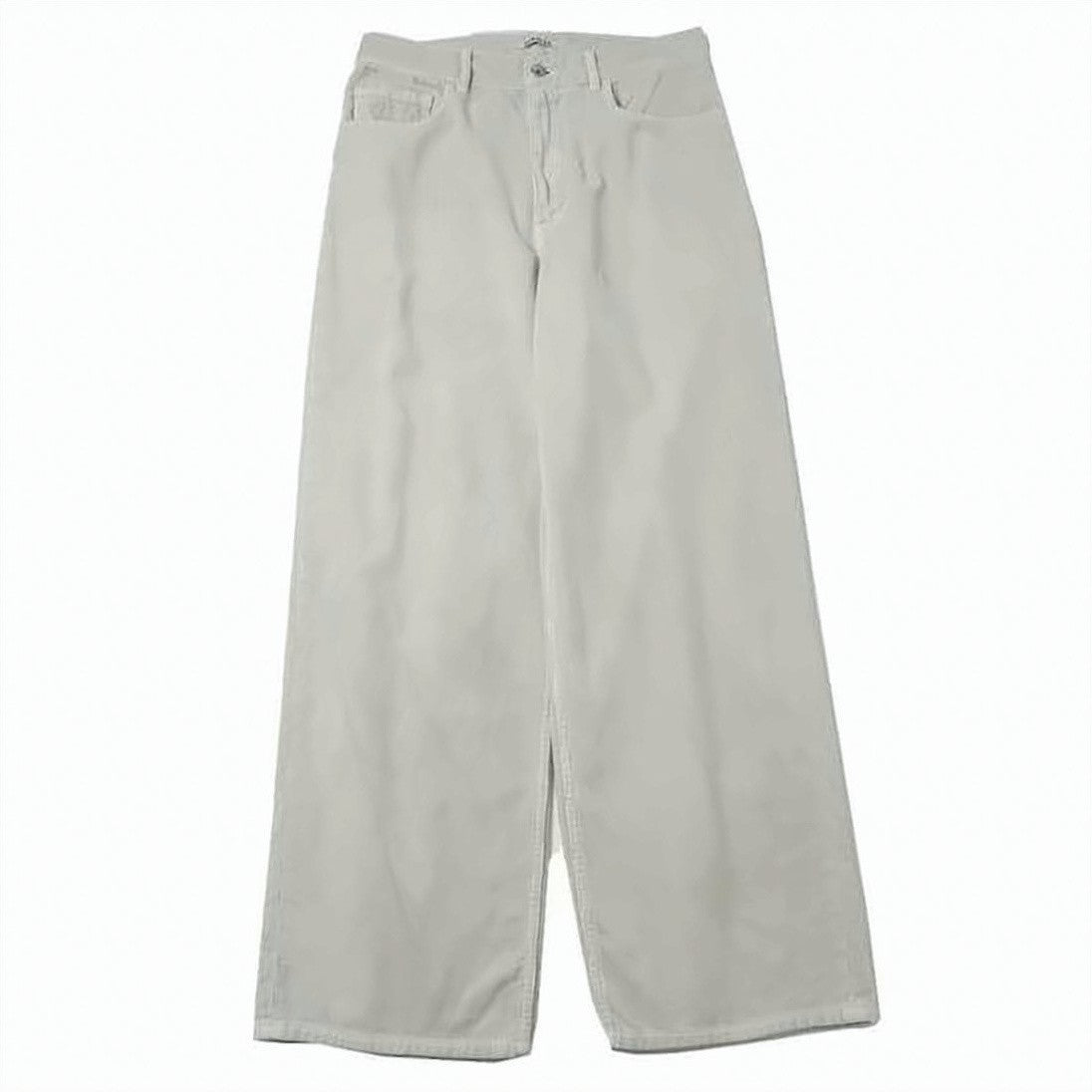 Auralee Straight-Leg Pants With High Waist And Five-Pocket Design