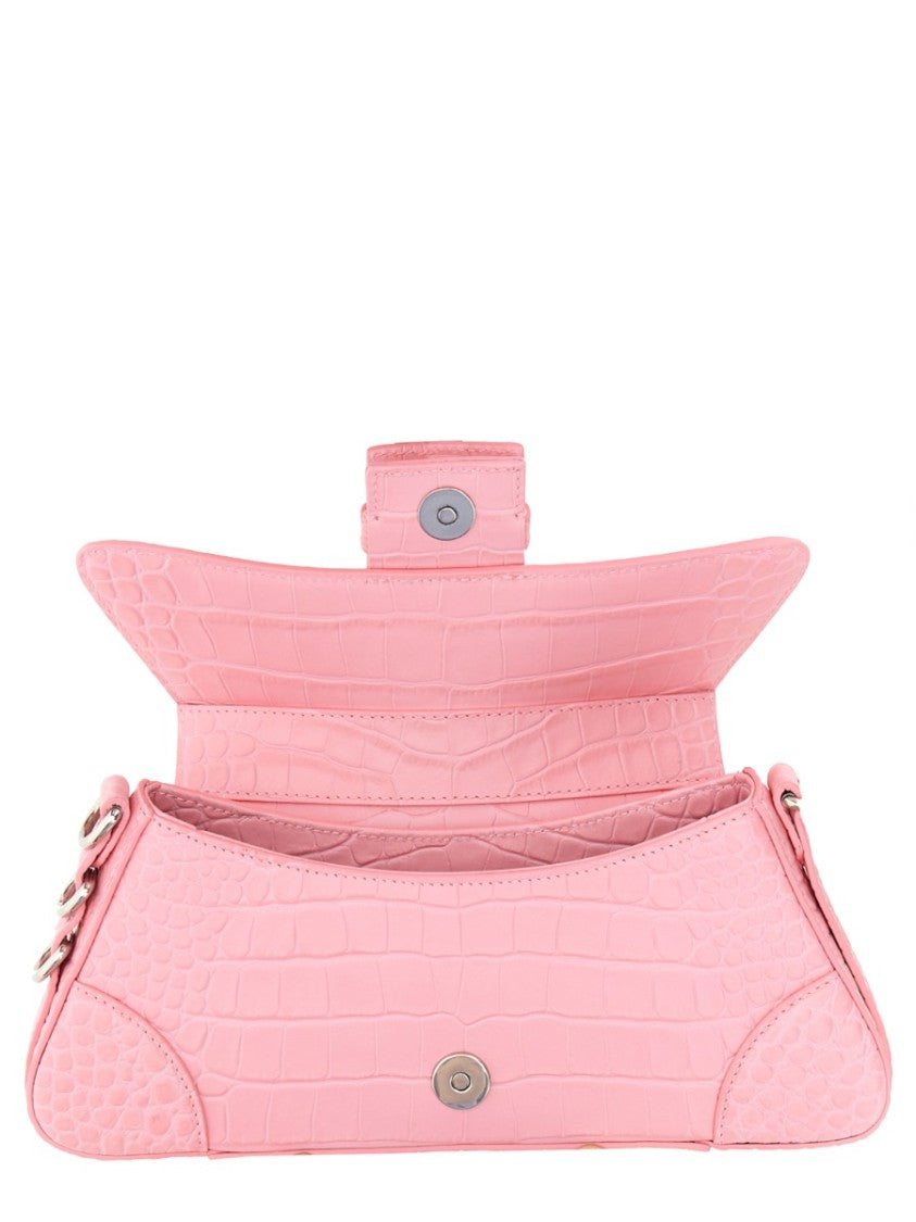 Balenciaga Sculptural Shoulder Bag In Soft Matte Calfskin Leather