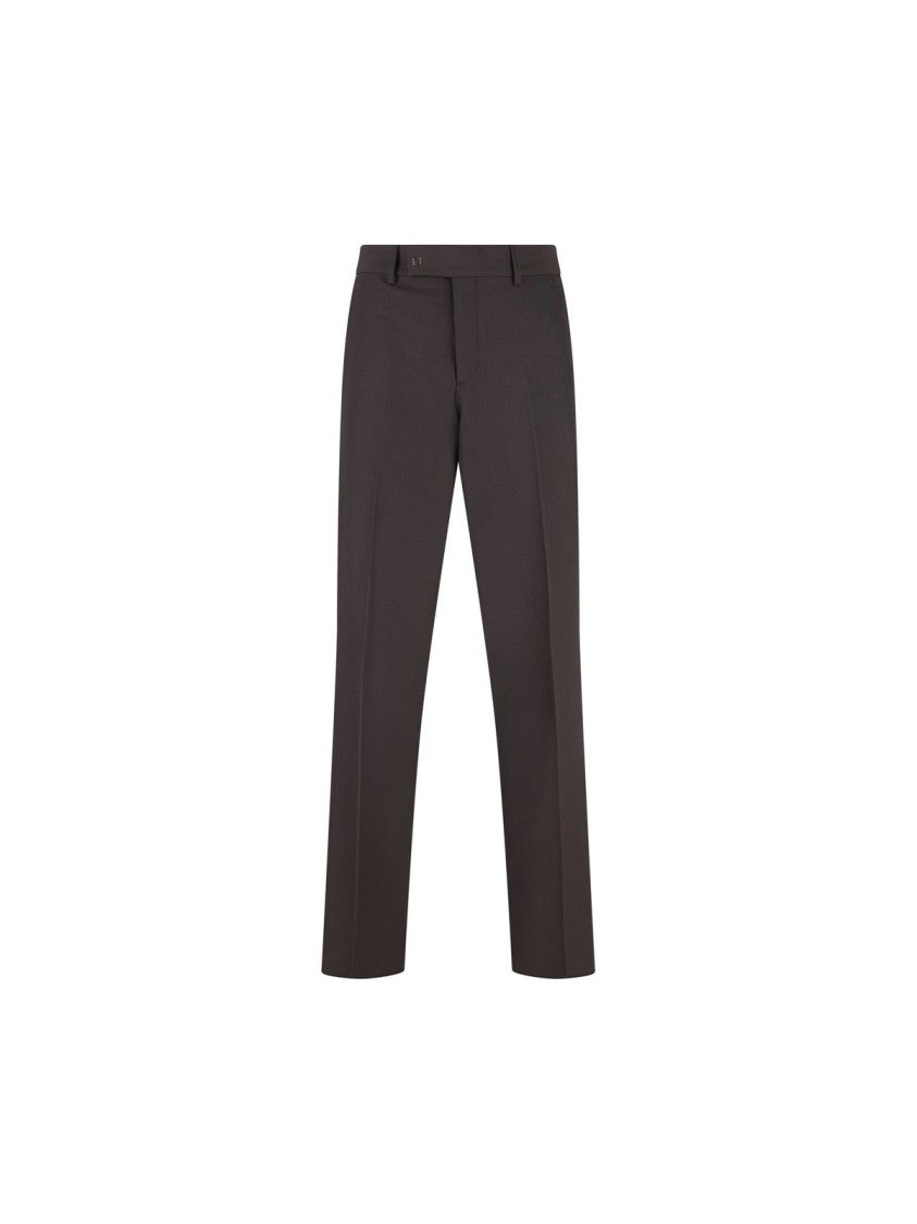 Fendi Wool-Blend Pants – Black