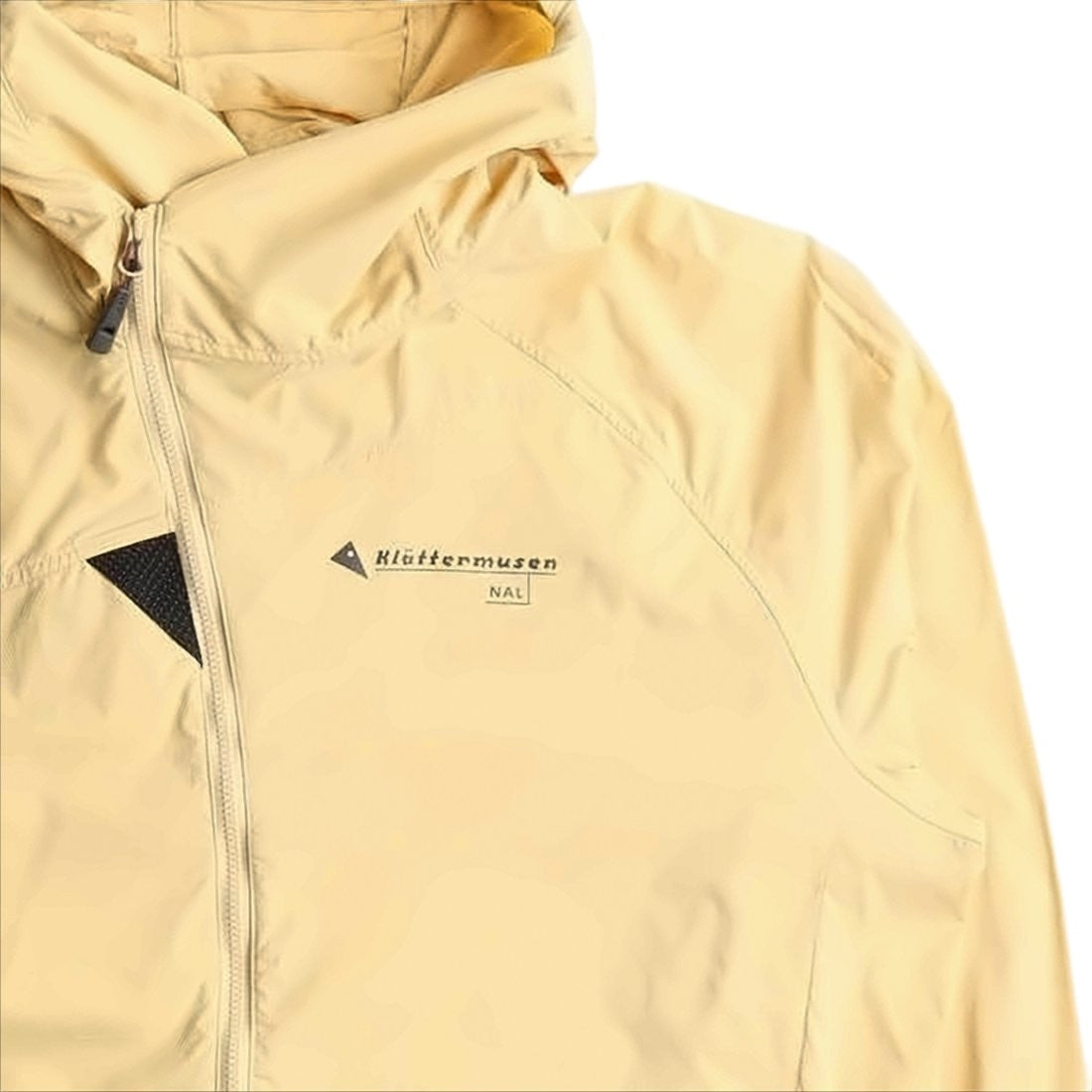 Klattermusen Lightweight Pale Yellow Polyamide Jacket With Hood