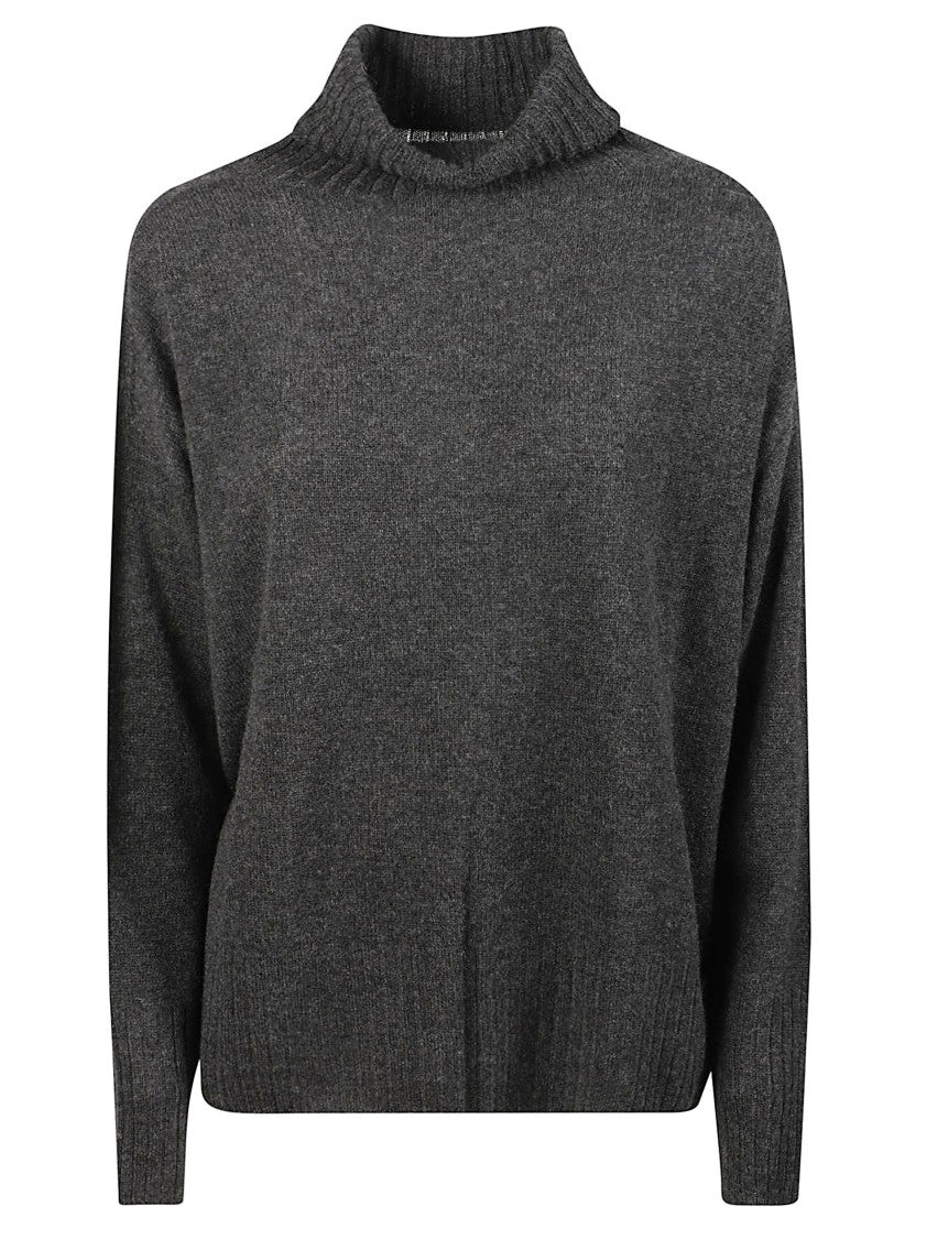 Edoardo Gori Cashmere Nuvolino Fine Knit Pure Cashmere Turtleneck Sweater