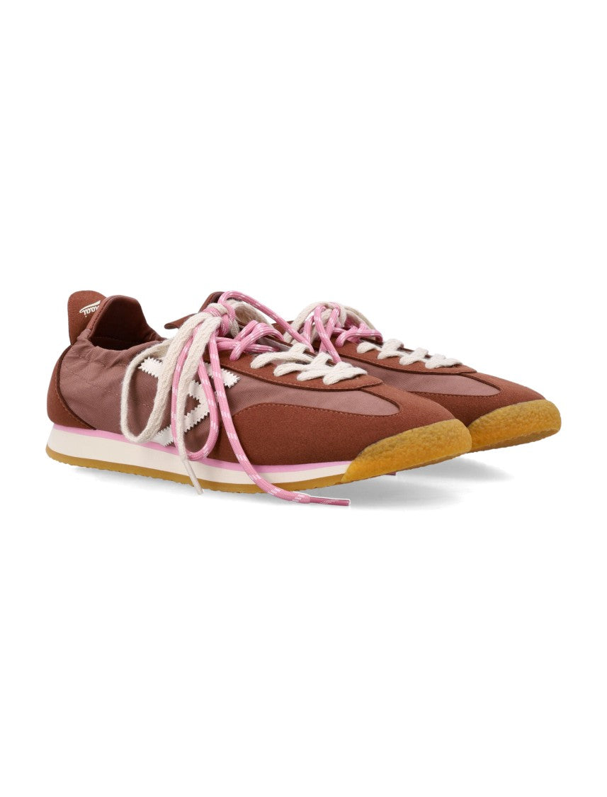 Puraai Contemporary Low-Profile Vegan Lace-Up Sneakers