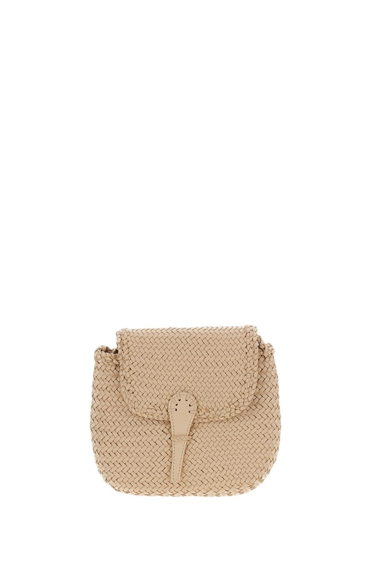 Dragon Diffusion Mini City Shoulder Bag With Woven Leather Texture
