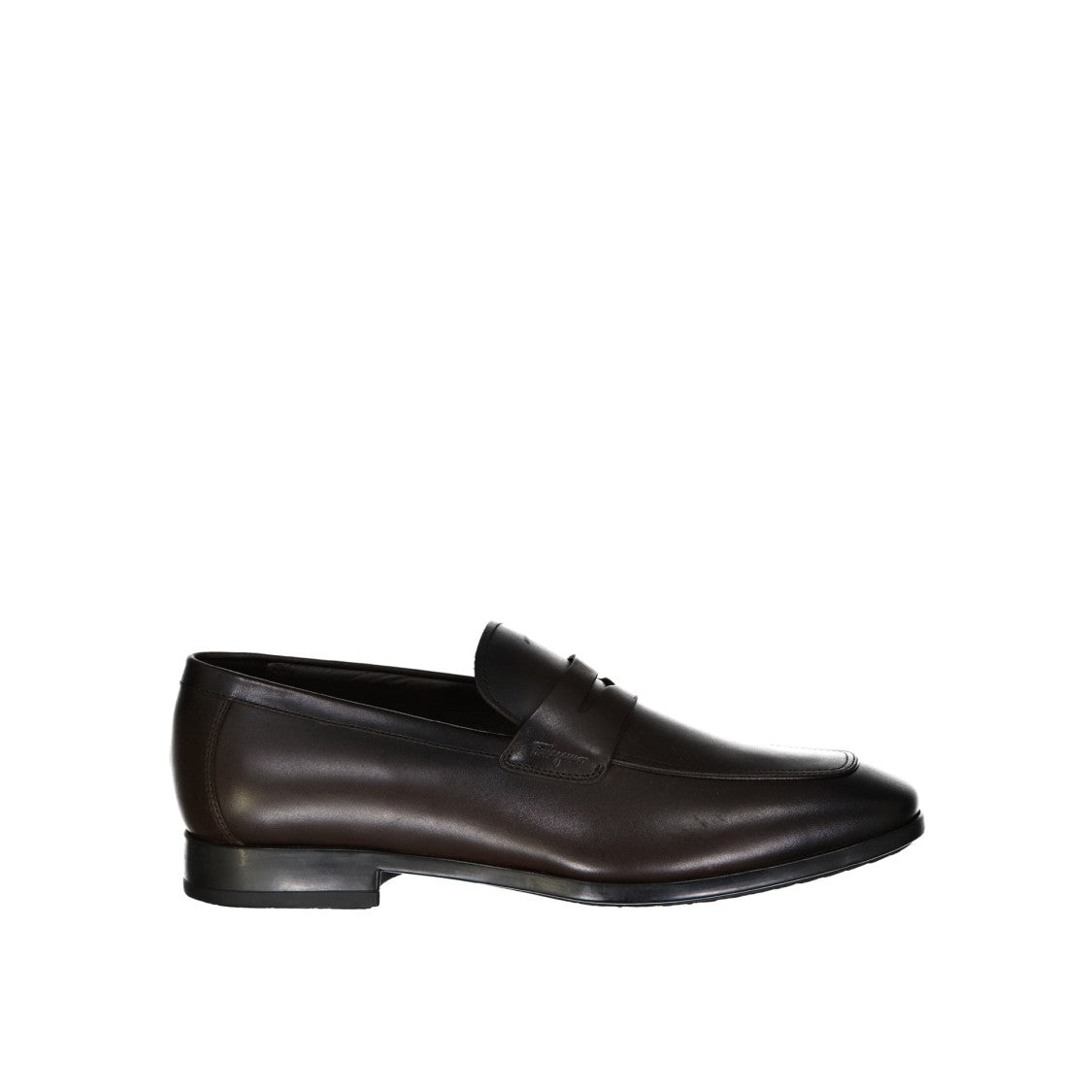 Salvatore Ferragamo Leather Loafers With Round Toe And Subtle Stitching