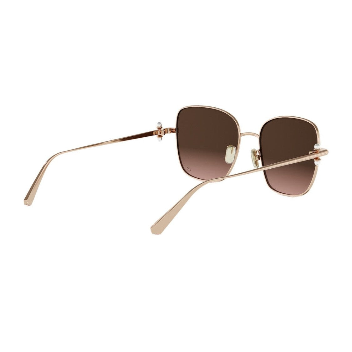 Dior Rose Gold Diortribales S1u Metal Square Sunglasses