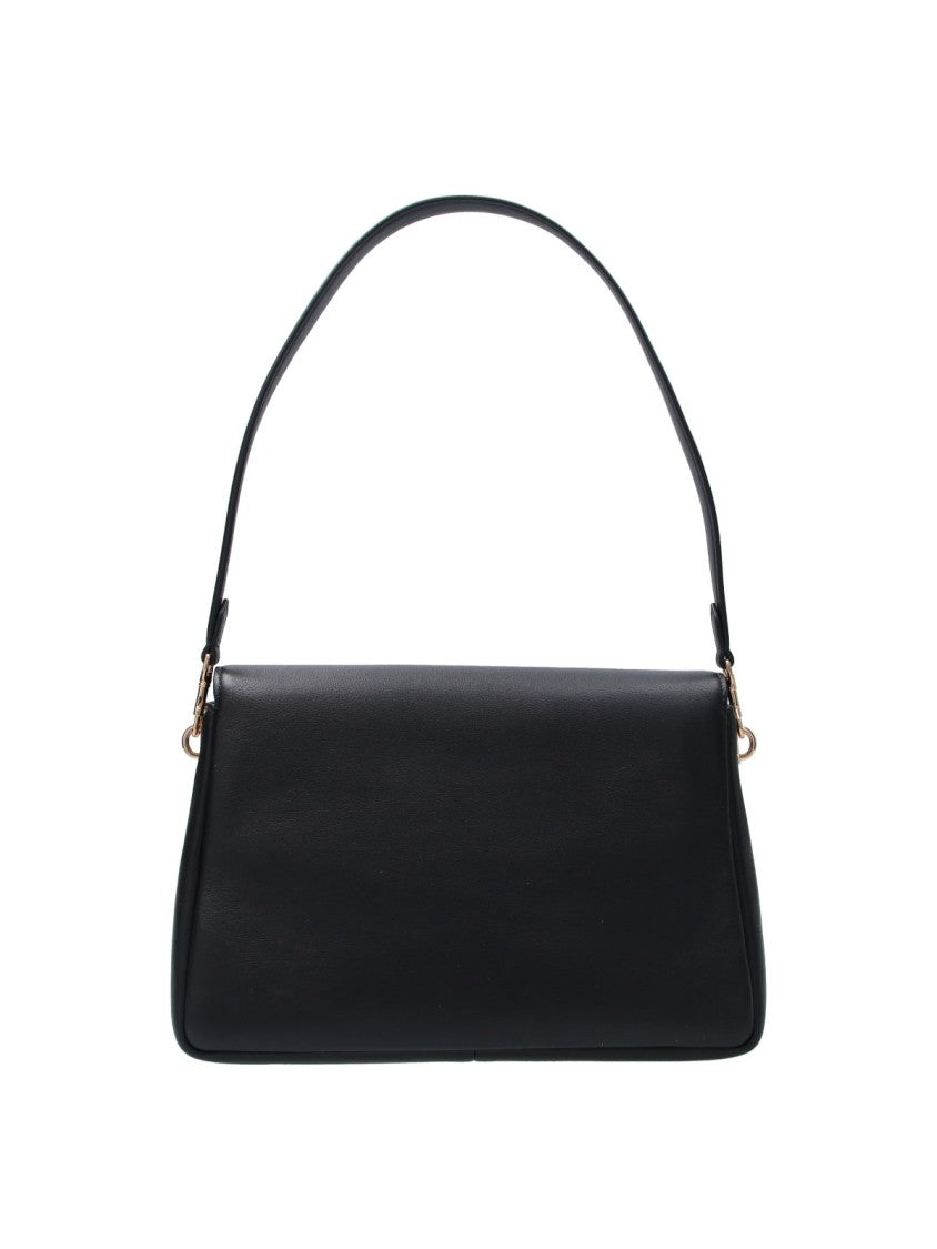 Tory Burch Black Charlie Double T Leather Bag