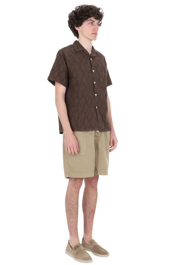 Portuguese Flannel Ike Cotton Bowling Collar Shirt
