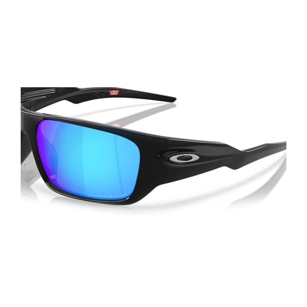 Oakley Oo9486 - Masseter Glossy Black Wraparound Sunglasses