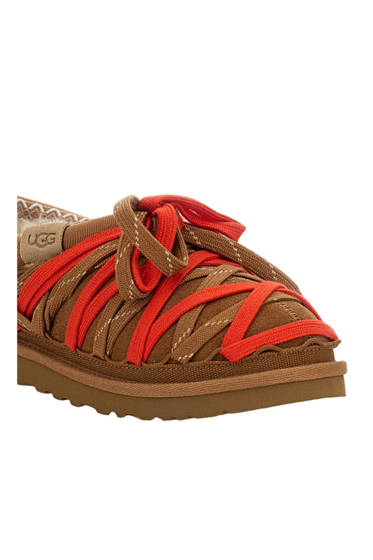 Ugg Chestnut Tasman Lace Man Suede Shoes