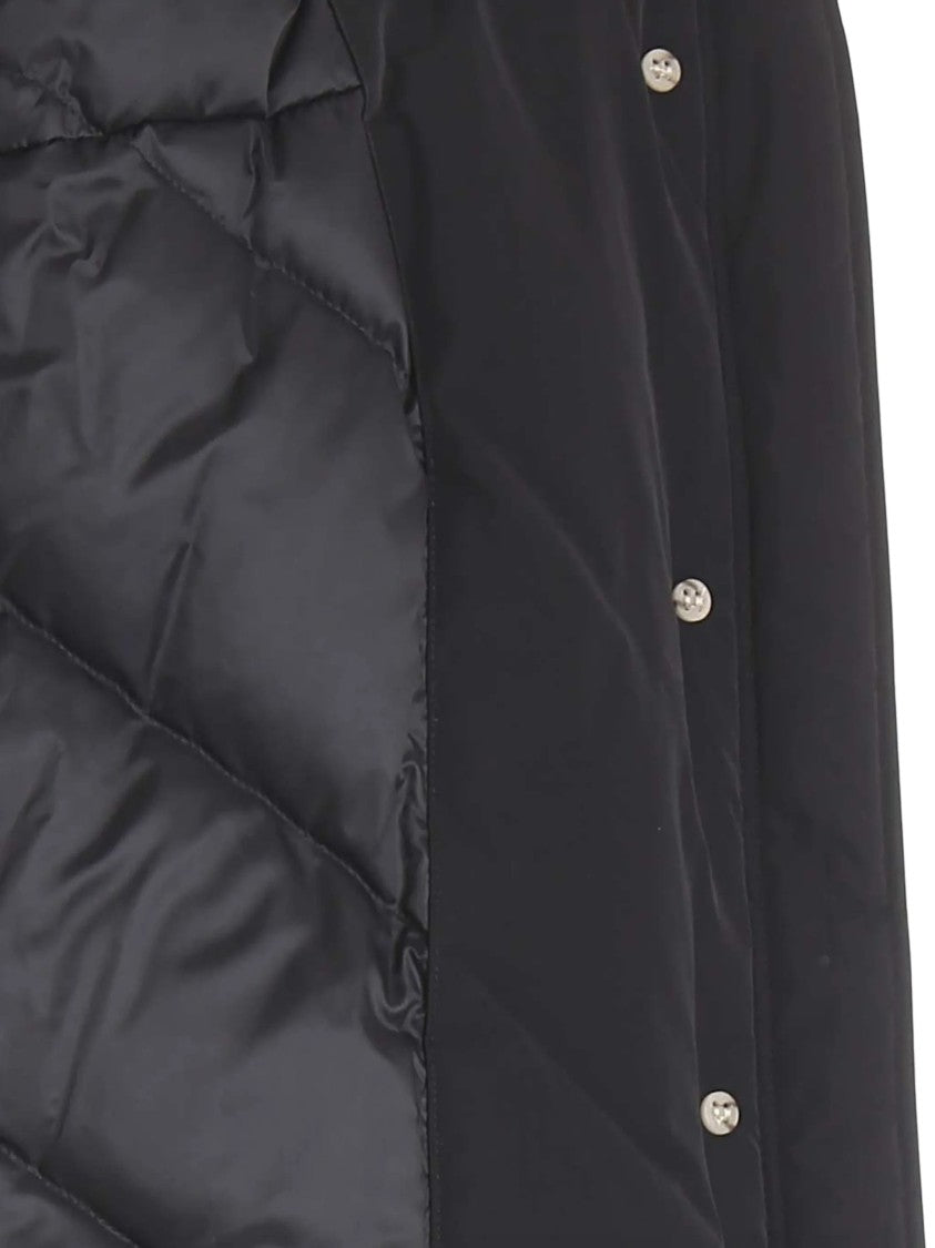 Woolrich Black Luxury Raccoon Fur Trimmed Down Parka