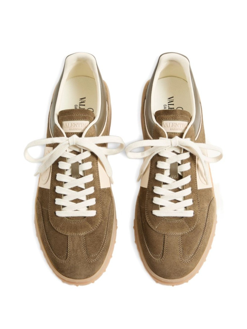 Valentino Garavani Multicolor Casual Low-Top Suede Sneakers