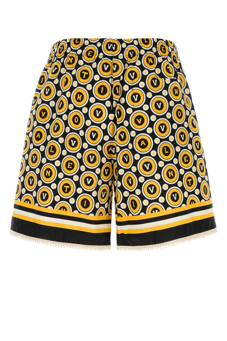 Valentino Garavani Printed Poplin Bermuda Shorts