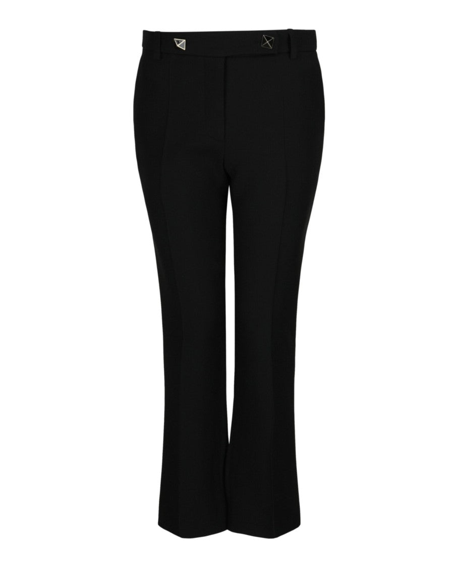 Valentino Crepe Couture Pleated Pants