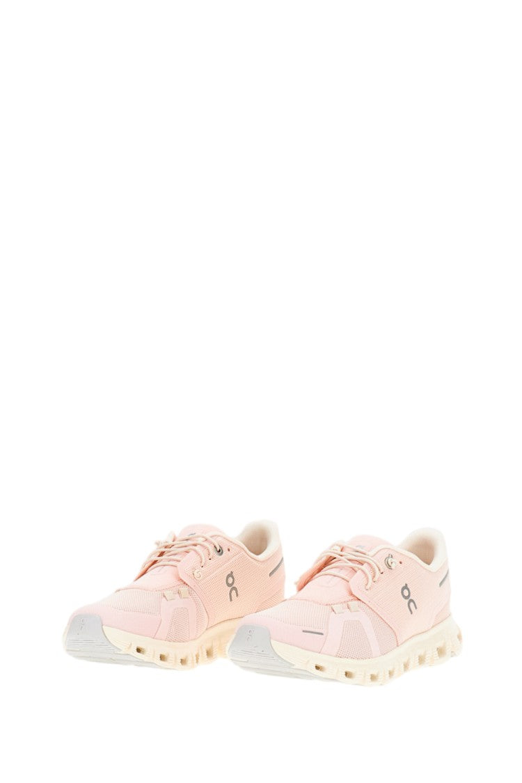 On Running Pink Cloud 6 Mesh Speed-Lacing Sneakers