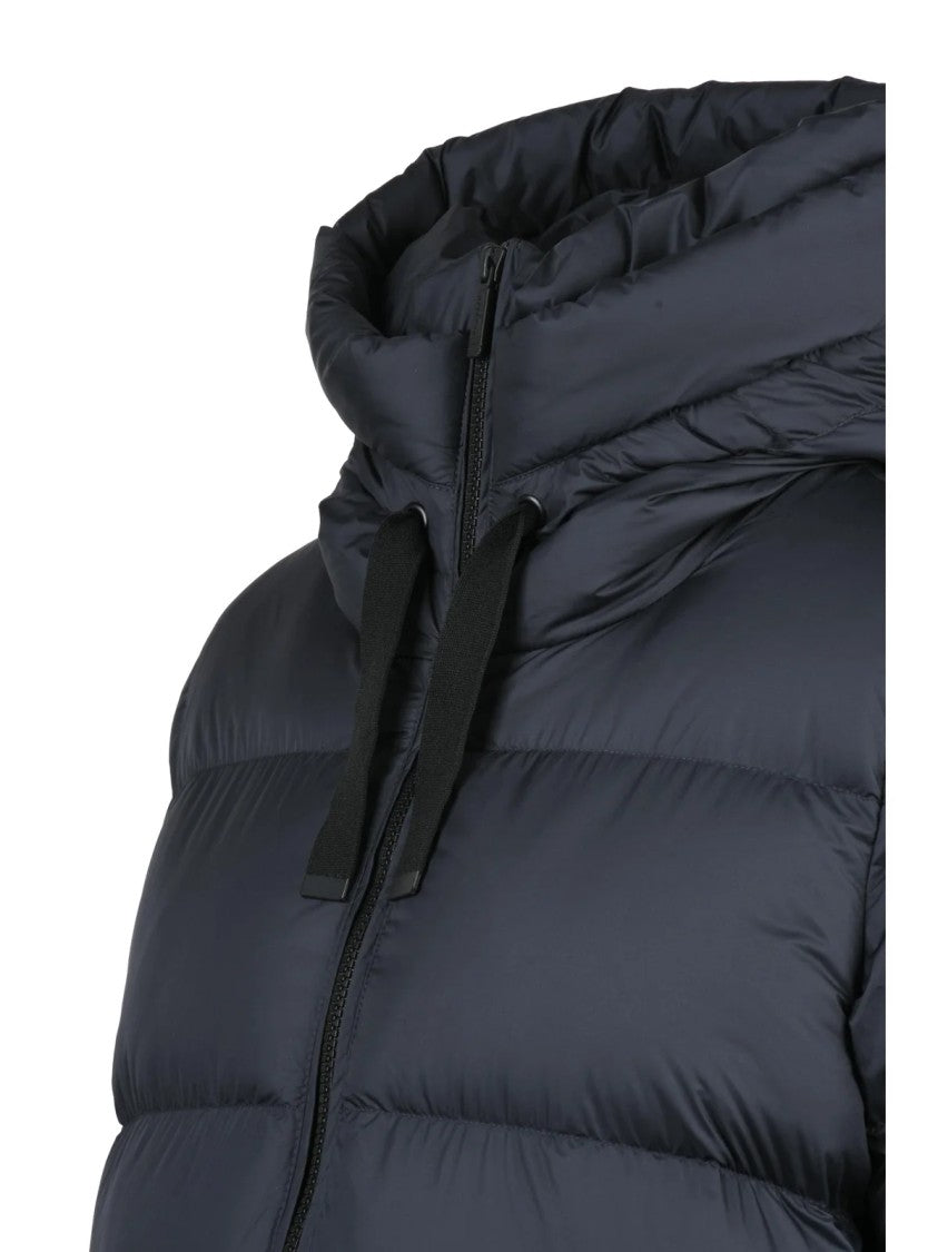 Bomboogie Black Polyester Zip Padded Geneva Down Jacket