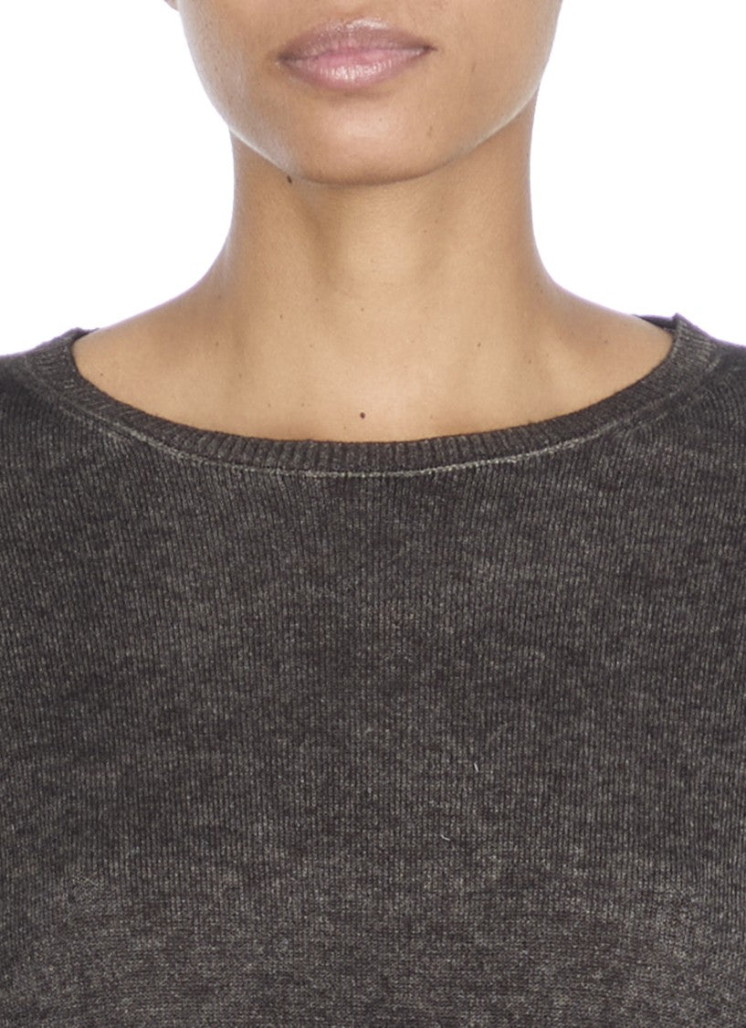 Avant Toi Gradient Grey Cashmere Sweater