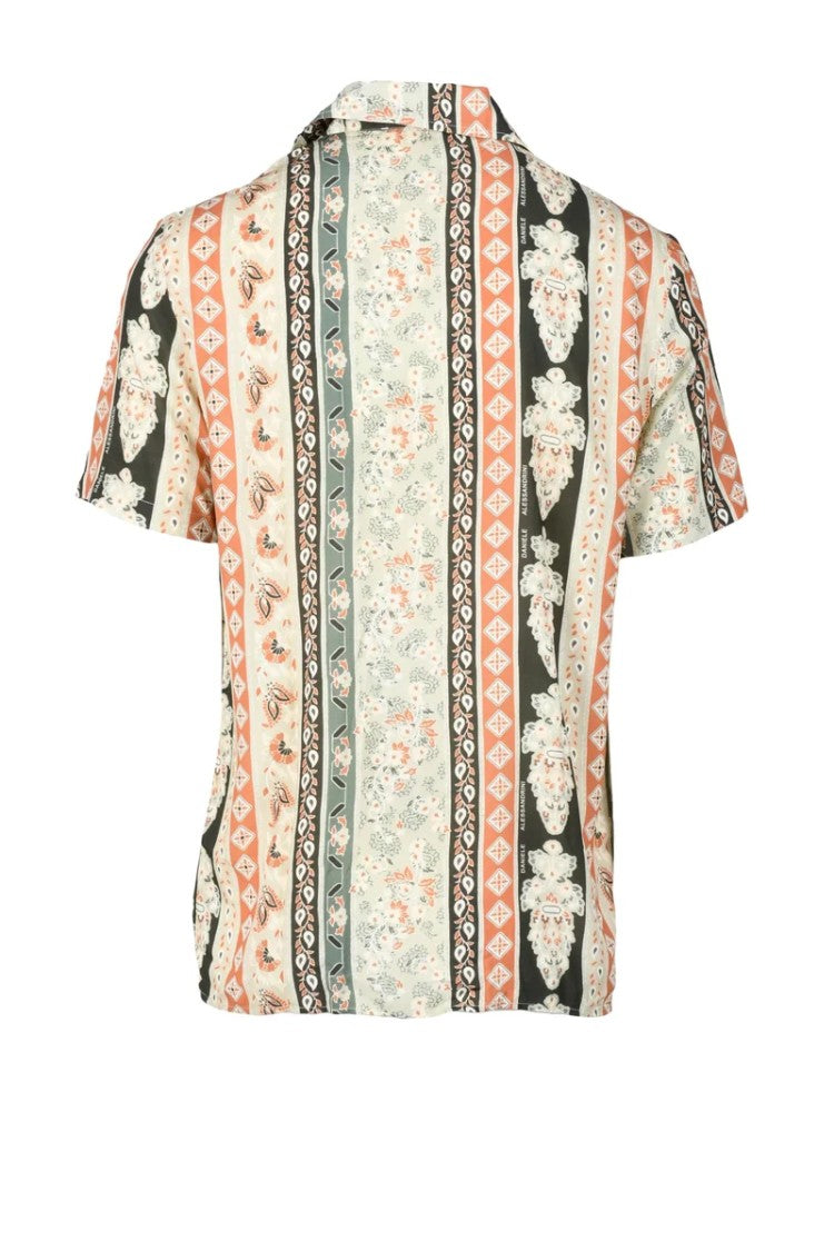 Daniele Alessandrini Multicolor Printed Shirt