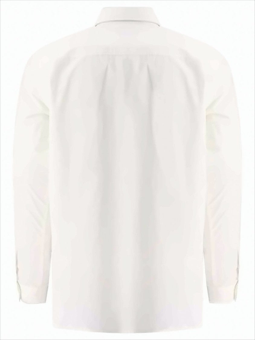 A.P.C. Long-Sleeve White Shirt With Classic Collar