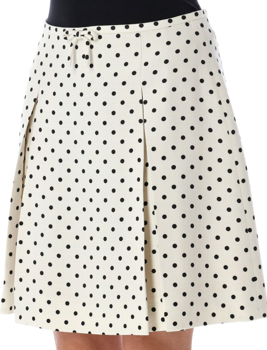 Valentino Garavani Polka Dot Mini Skirt