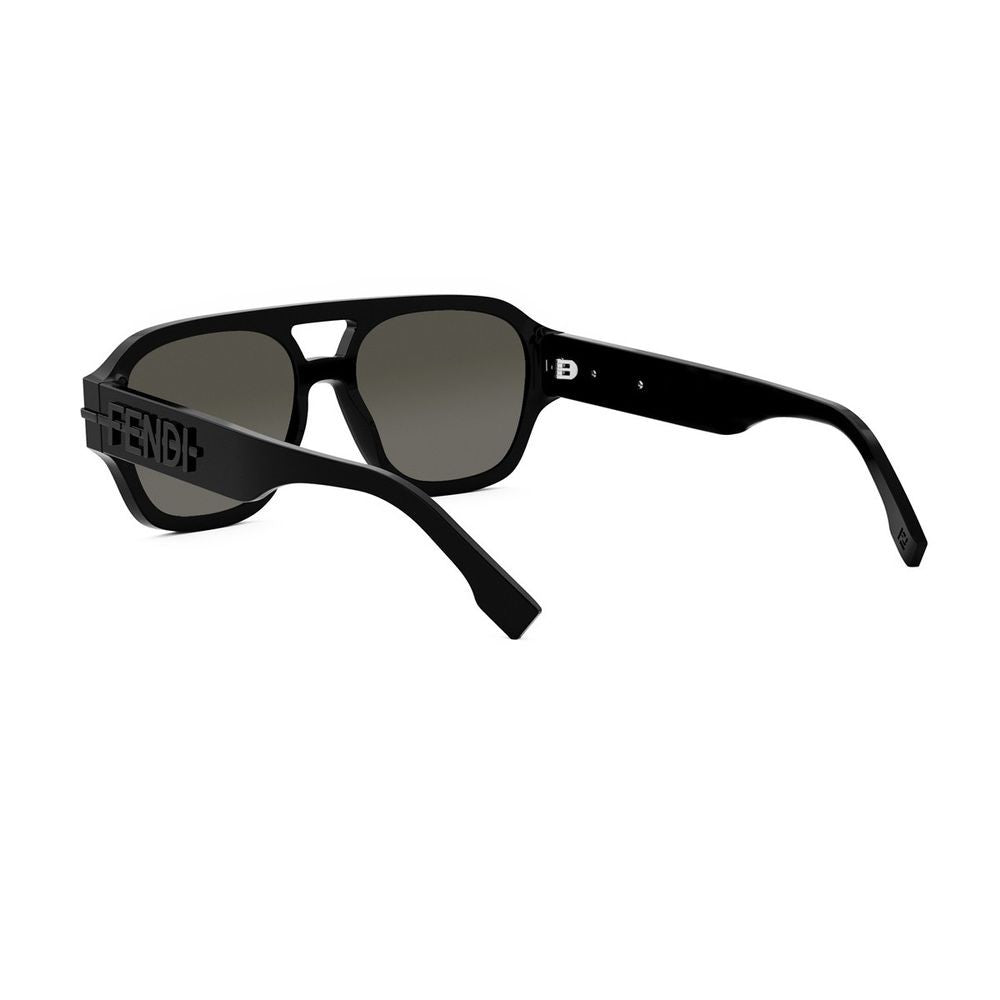 Fendi Graphy Double Bridge Pilot Sunglasses