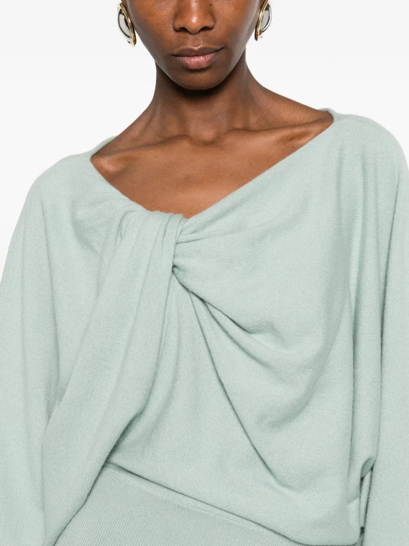 Alberta Ferretti Classic Knit Timeless Design Fitted Sweater
