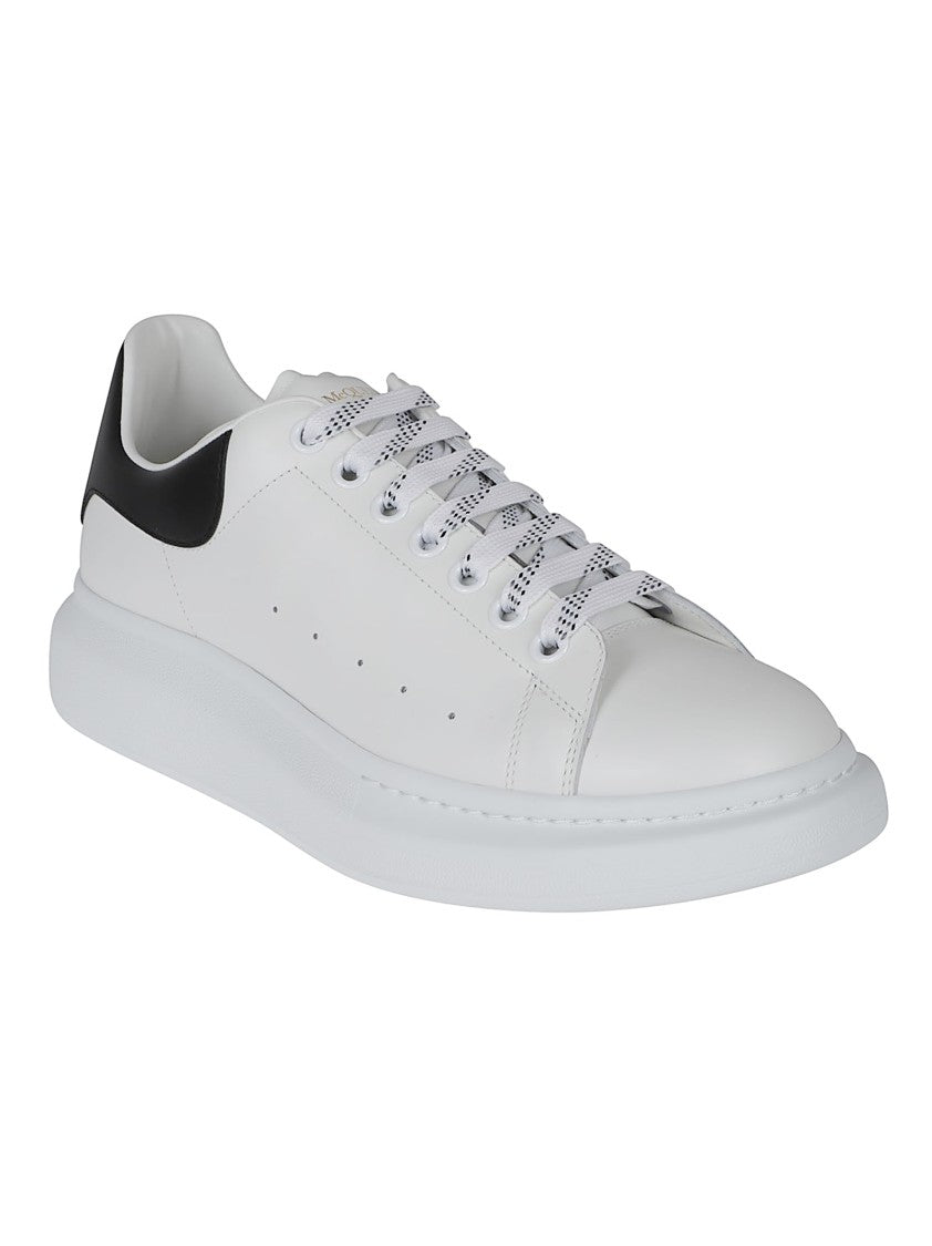Alexander Mcqueen White Calf Leather Oversize Sneakers