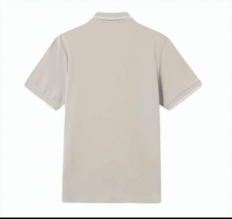 Stone Island Short-Sleeve Polo Shirt With Traditional Collar