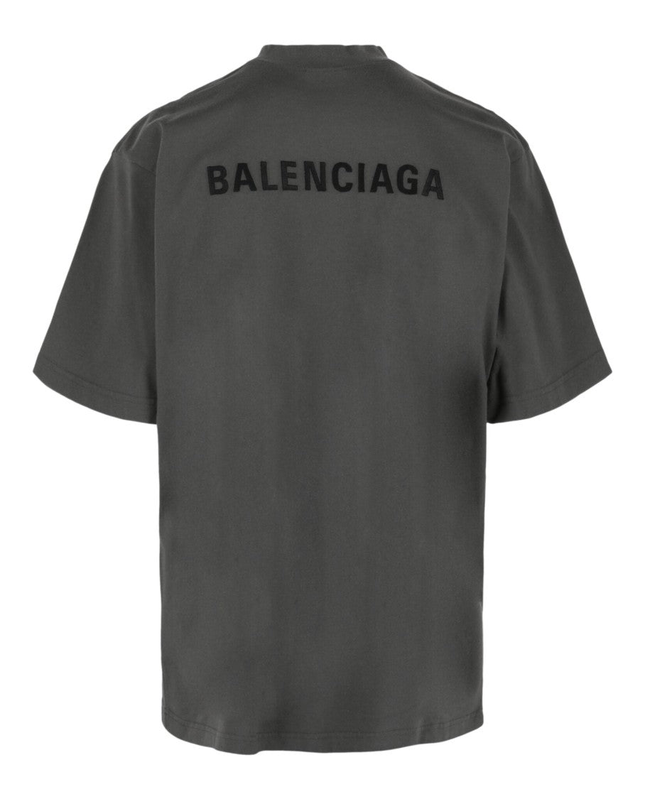 Balenciaga Embroidered Logo T-Shirt