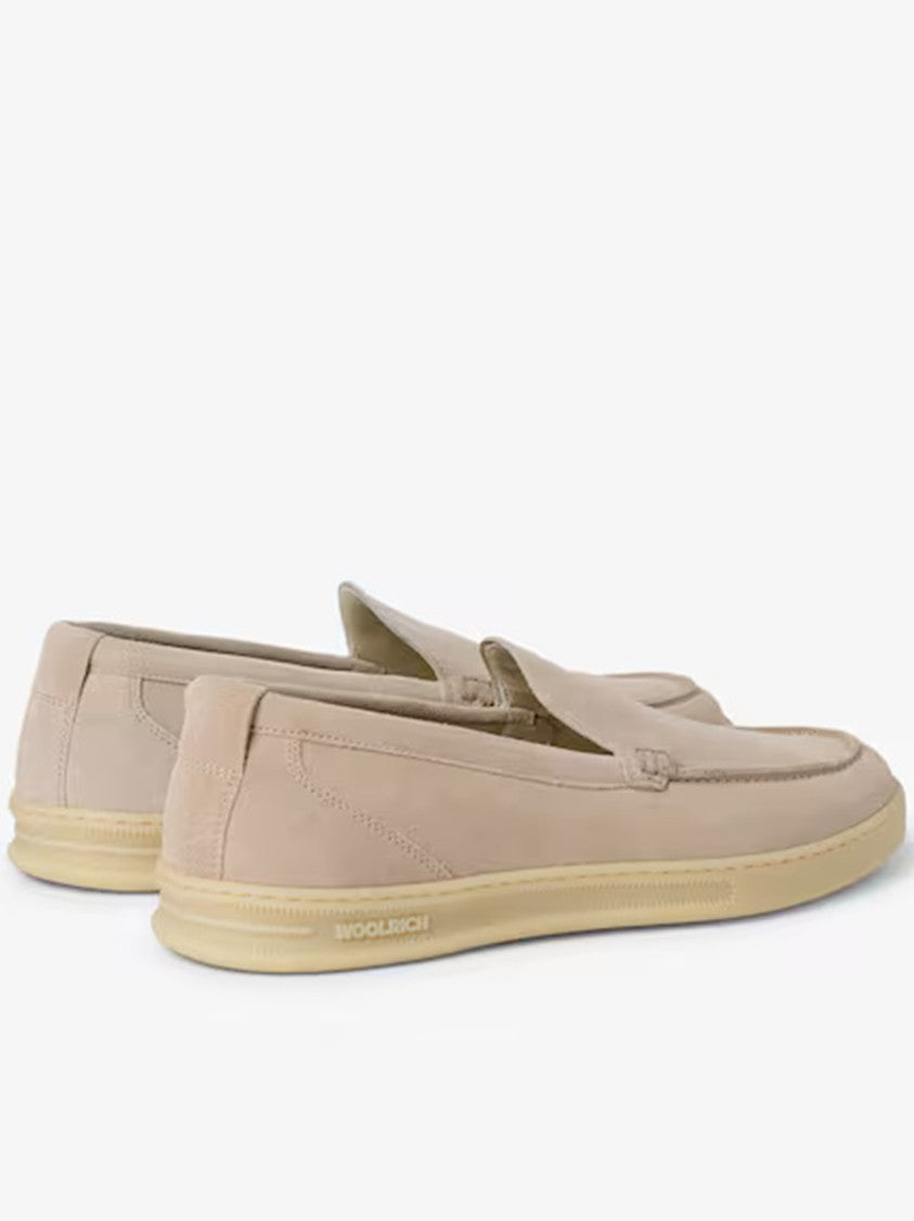Woolrich Double U.T Slip-On Camoscio Suede Loafers