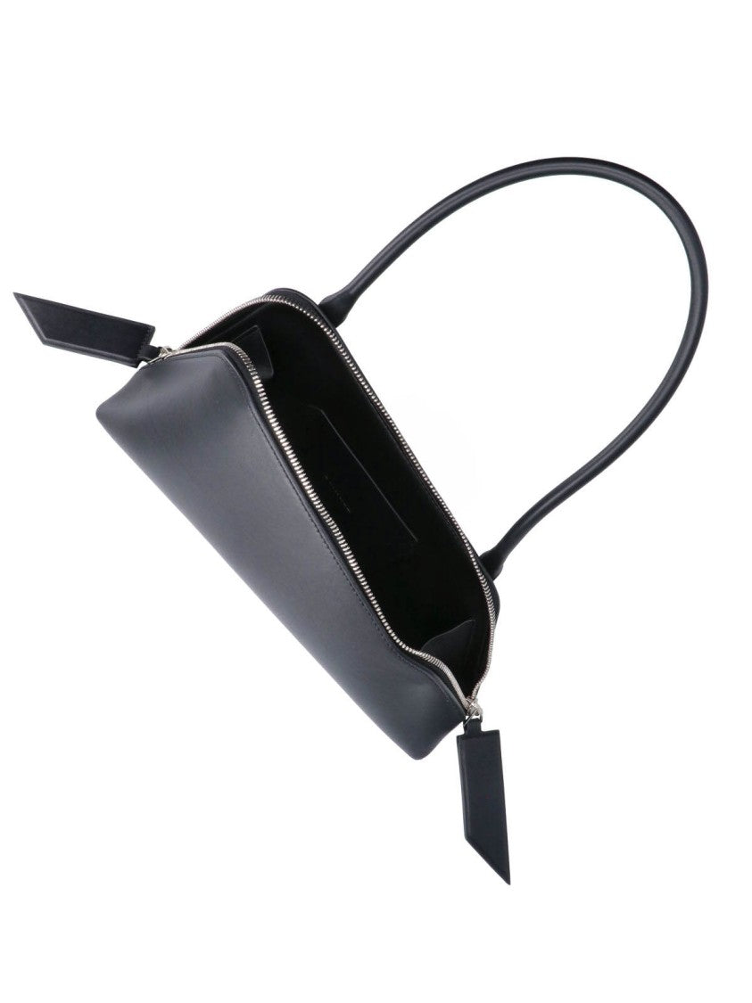 The Attico Elongated Triangular Handbag With Structured Silhouette