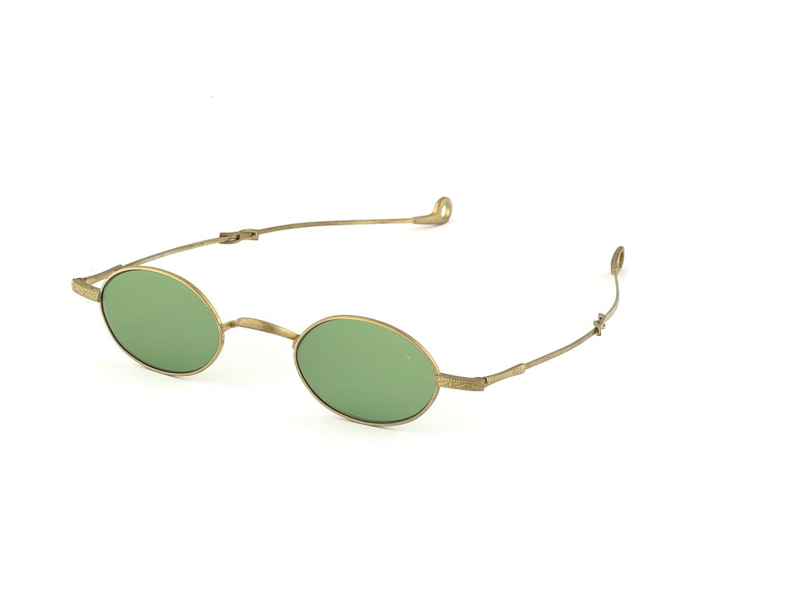 Eyepetizer Gold Dickie Tinted Metal Round Sunglasses
