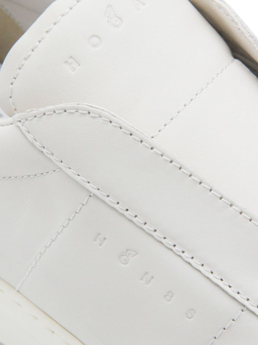 Hogan Slip-On Sneakers With Tonal Stitching And Embossed Branding