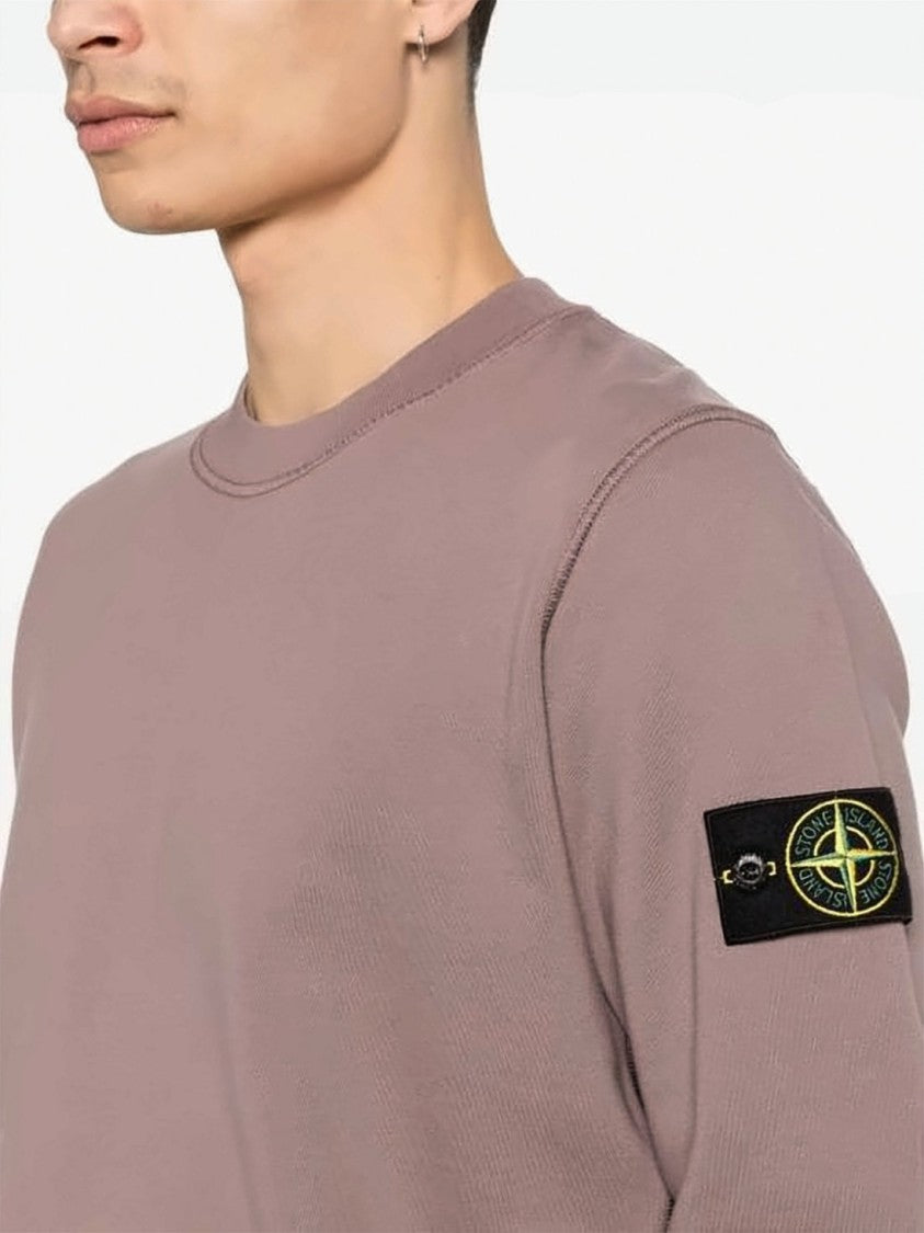 Stone Island Relaxed-Fit Long-Sleeve Sweatshirt With Distinctive Patch