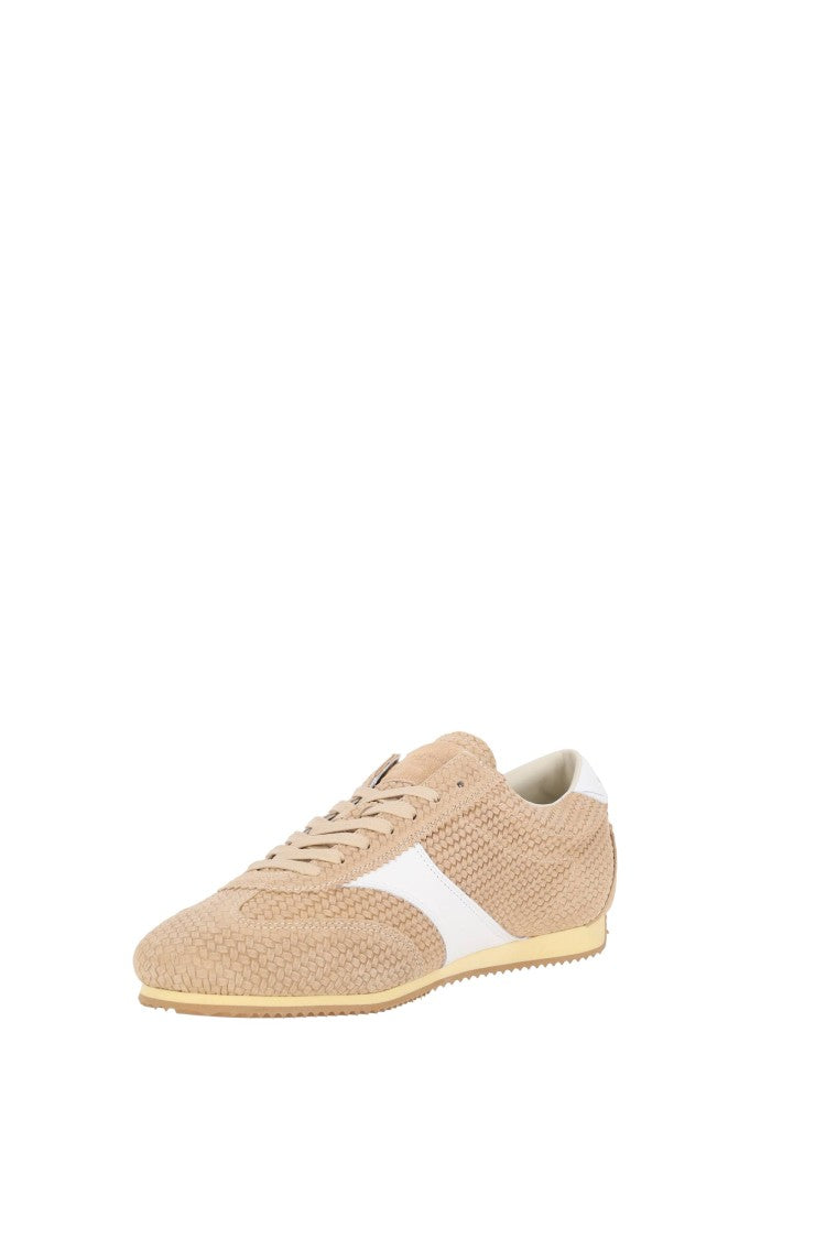 Philippe Model Planche Sabbia Retro Woven Leather Sneakers