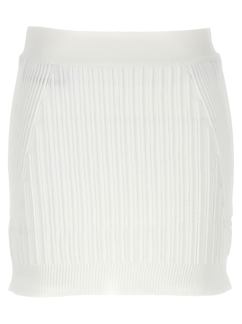 Hervé Léger 'Ottoman Low Rise Mini' Skirt