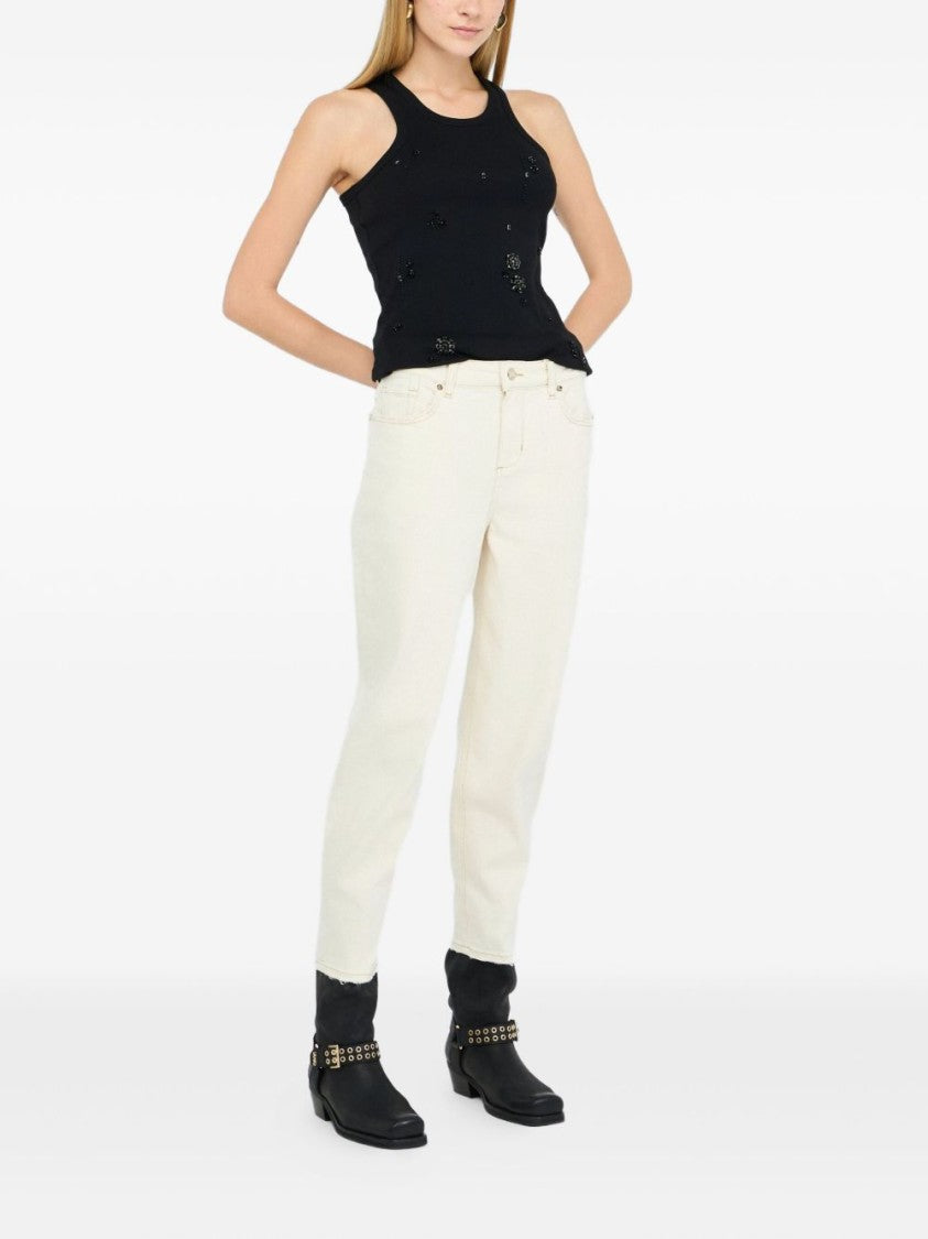 Liu Jo Relaxed Fit Straight Leg Trousers