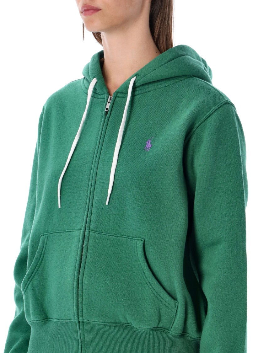 Polo Ralph Lauren Essential Zip-Up Hoodie With Logo Detail