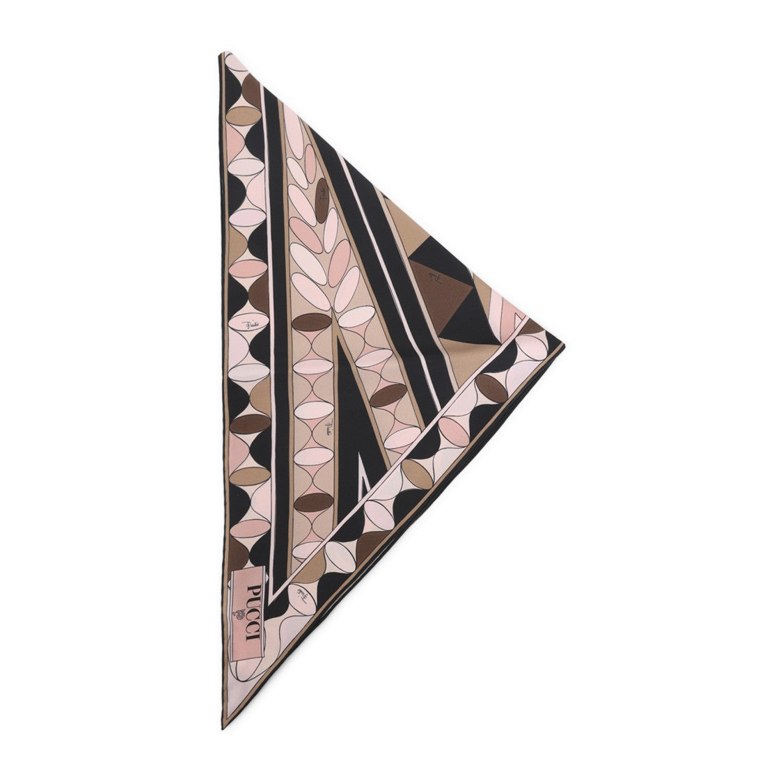 Pucci Geometric Pattern Silk Scarf