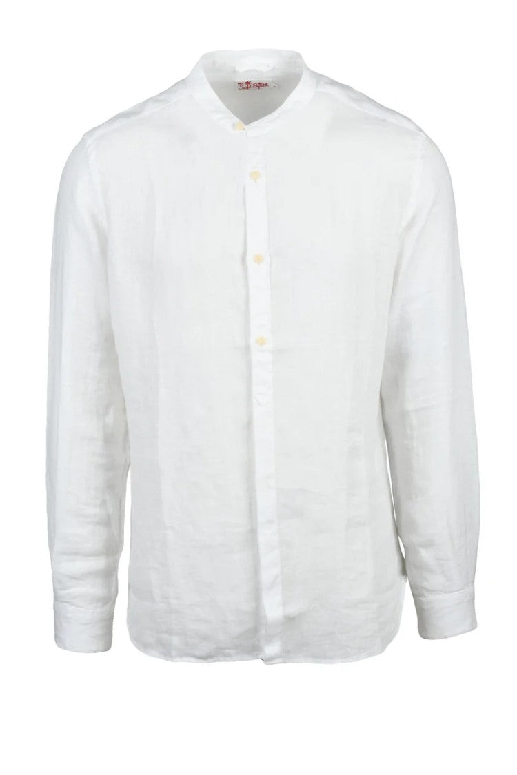 Mc2 Saint Barth White Linen Shirt