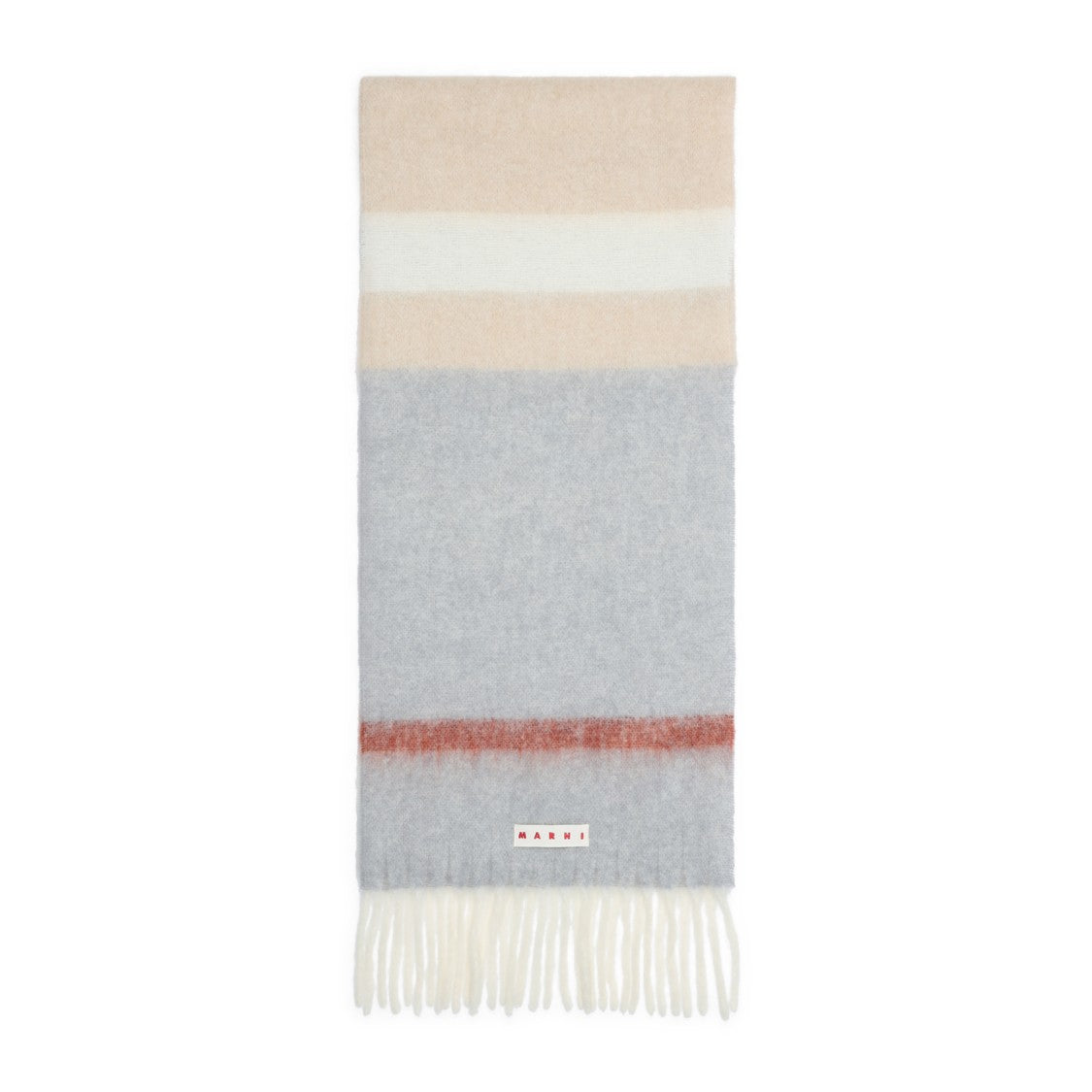 Marni Multicolor Alpaca And Mohair Scarf