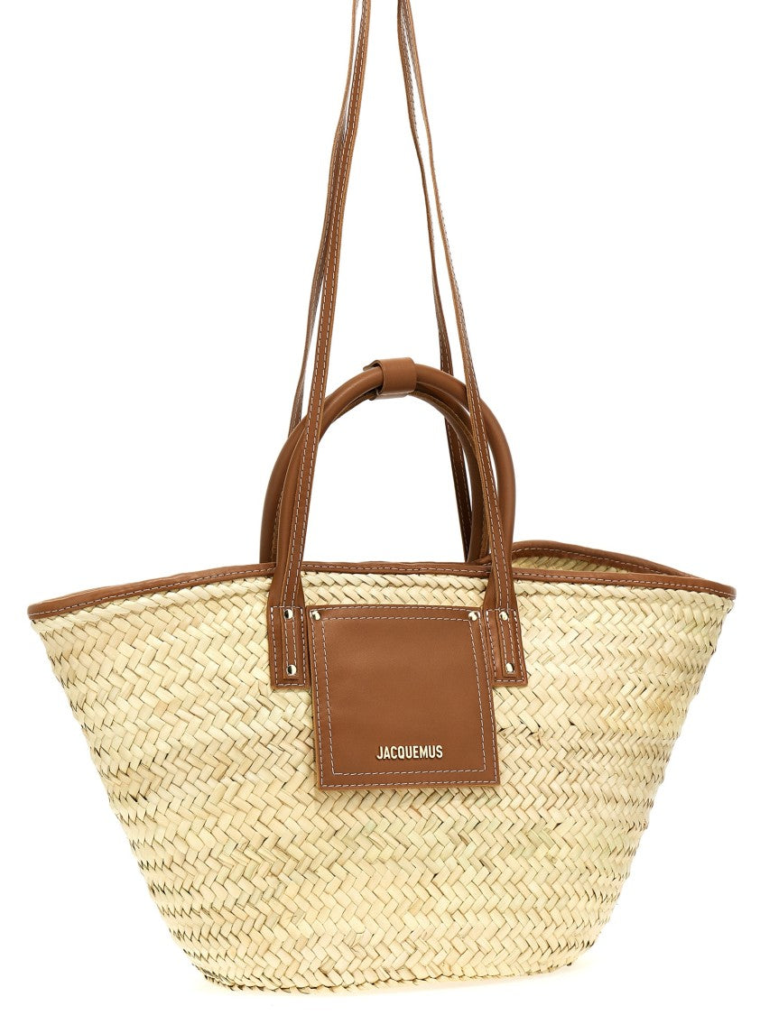 Jacquemus 'Le Panier Soli' Straw Shopping Bag