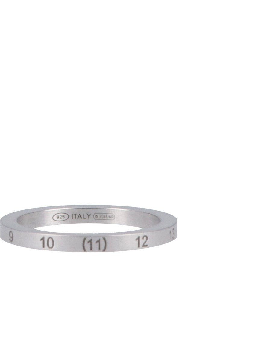 Maison Margiela "Numeric" Ring – Silver