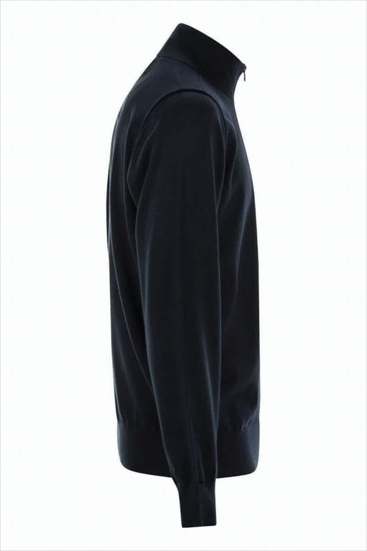 Stone Island Half-Zip Pullover Sweater With High Collar