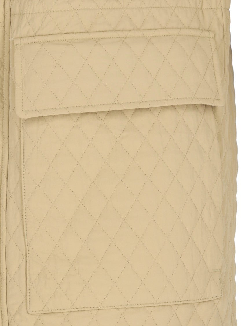 Burberry Technical "Check" Jacket – Beige